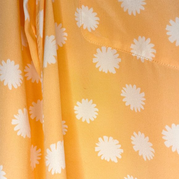 NWT Equipment Silk Blouse in Peach Floral Print - Picture 10 of 10